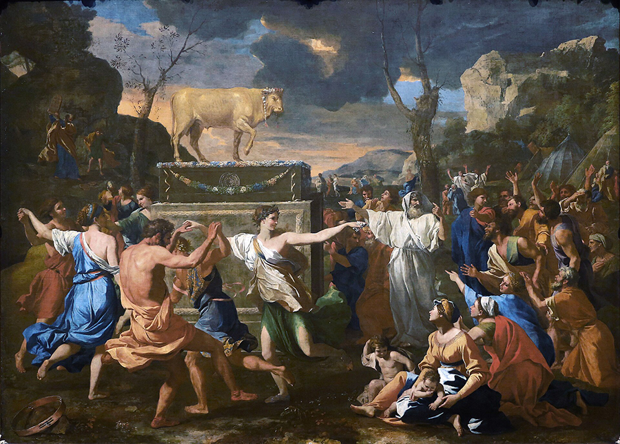 Nicolas Poussin: Das goldene Kalb (1634)